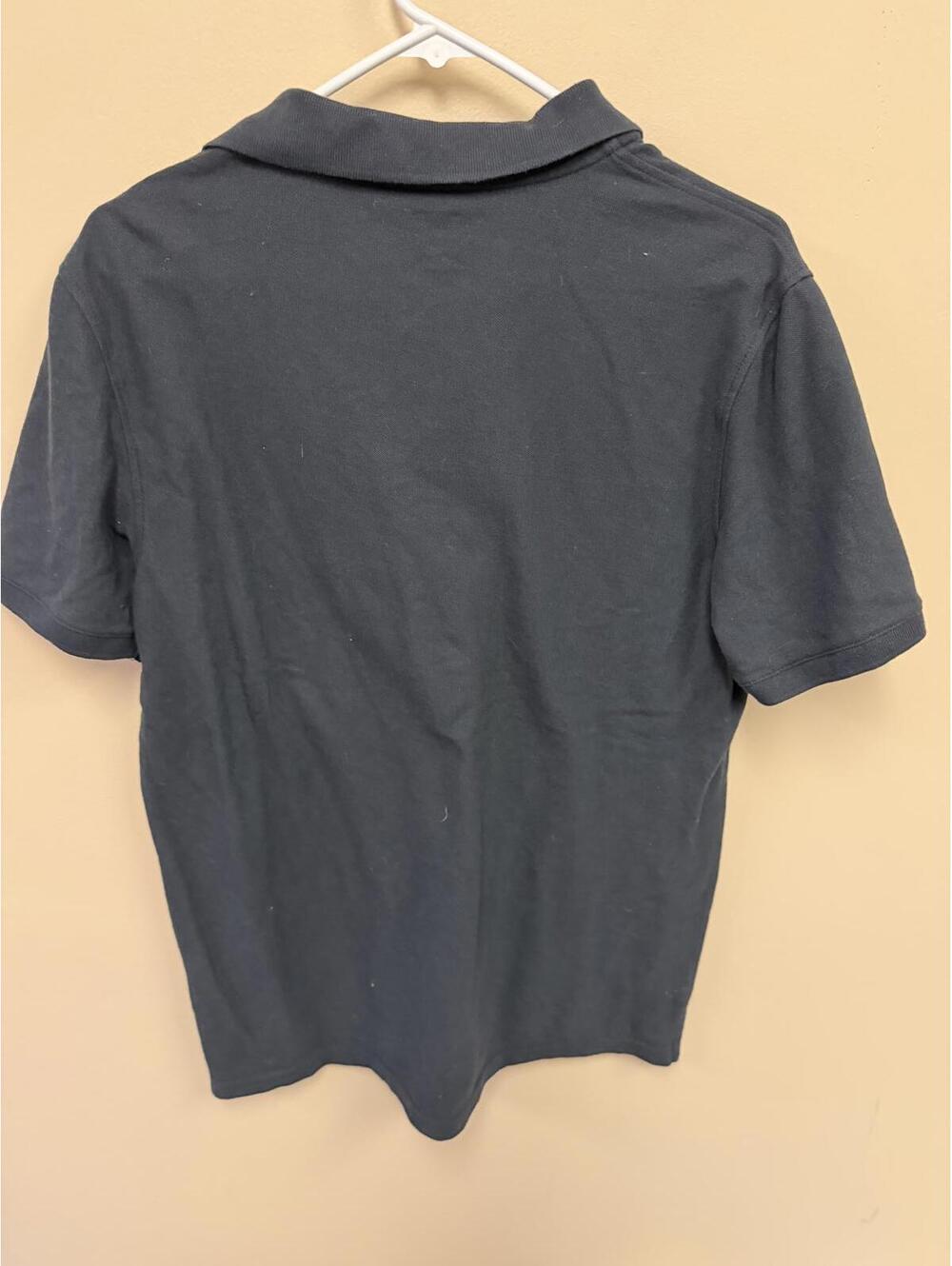 Men's Black Polo Shirt Size M - Picture 2 of 3